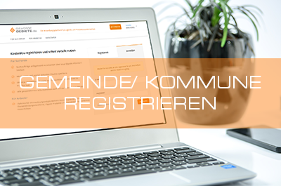 Gemeinde oder Kommune registrieren