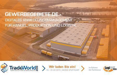Besuchen Sie uns auf der TradeWorld die vom 19. bis 21. Februar 2019 im Rahmen der LogiMAT stattfindet.