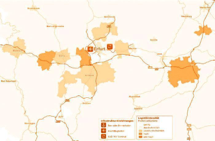 Logistikstandort Erfurt